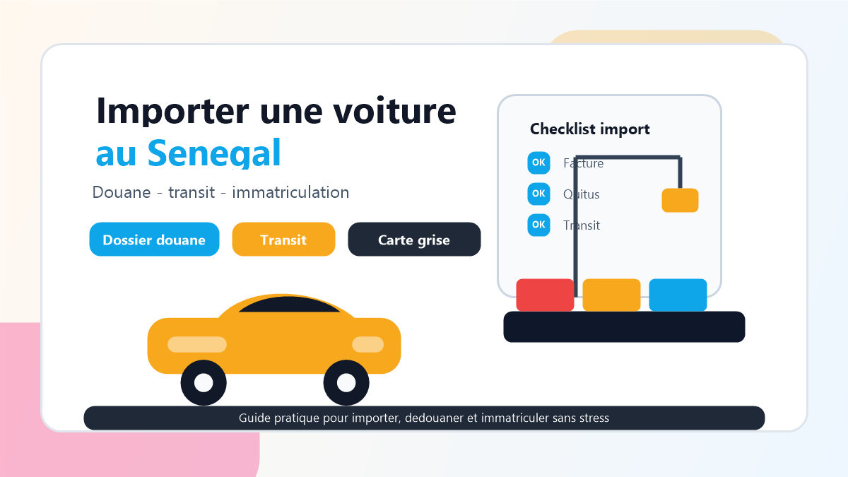 Comment importer une voiture au Sénégal